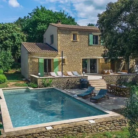 빌라 Uzes - Climatisation, Piscine Et Petanque Vallabrix