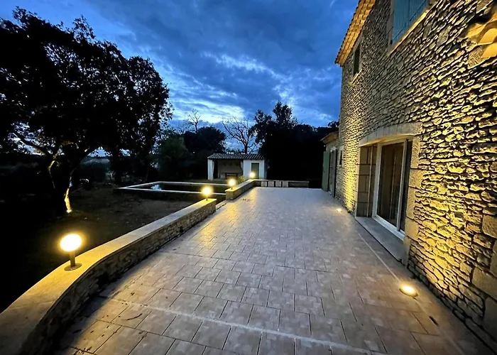 Villa Villa Uzes - Climatisation, Piscine Et Petanque Vallabrix