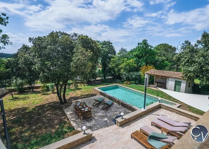 Villa Villa Uzes - Climatisation, Piscine Et Petanque Vallabrix